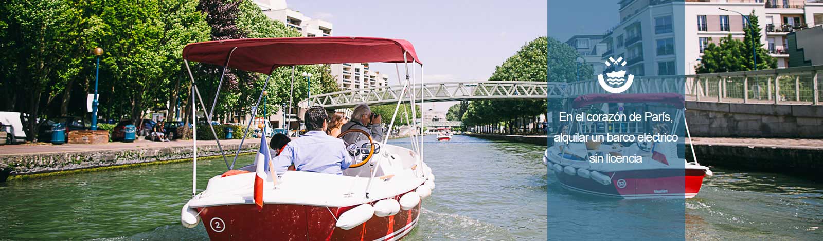 Barcos paseo canal de l’Ourcq