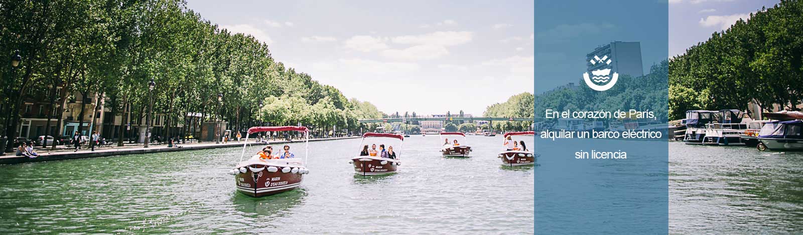 Barcos cuenca de la Villette