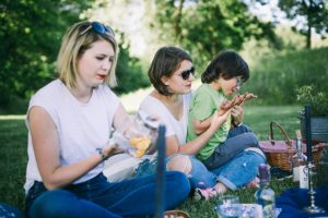 Picnic con la familia